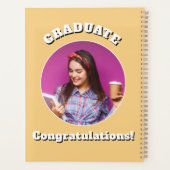 カスタムモダン写真卒業 プランナー手帳 (裏面)