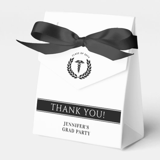 カスタムモダン医学校卒業 フェイバーボックス (正面サイド)