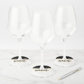 カスタムモダン卒業党 ワイングラスタグ (セット)