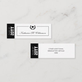 カスタムモダン卒業名カード挿入 コーリングカード