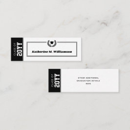 カスタムモダン卒業名カード挿入 コーリングカード