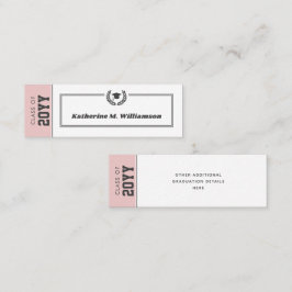 カスタムモダン卒業名カード挿入 コーリングカード