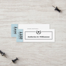 カスタムモダン卒業名カード挿入 コーリングカード