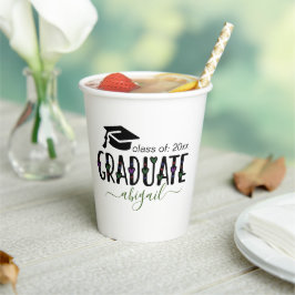 カスタムモダン卒業年級 紙コップ