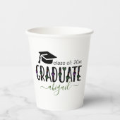 カスタムモダン卒業年級 紙コップ (正面)
