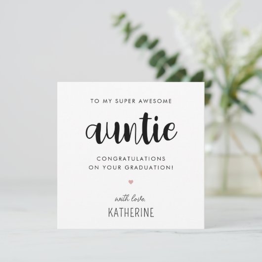 カスタムモダン卒業式 カード (スタンド正面)