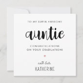 カスタムモダン卒業式 カード (正面)