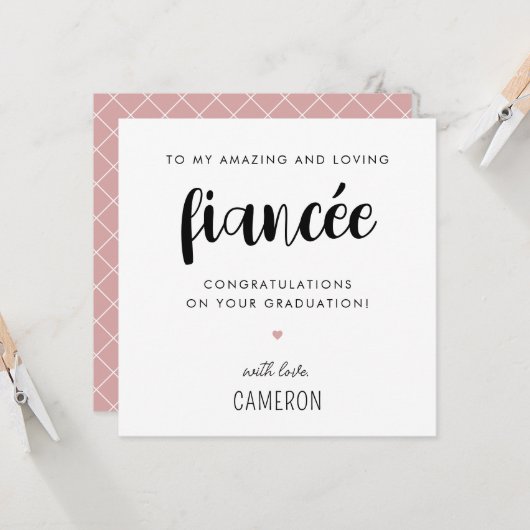 カスタムモダン卒業式 カード (正面/裏面インサイチュ)