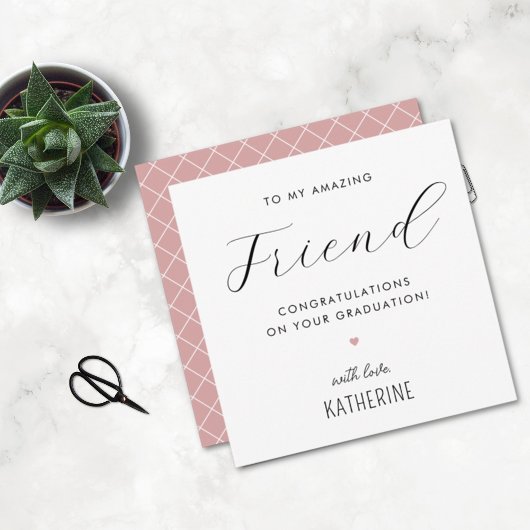 カスタムモダン卒業式 カード