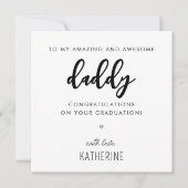 カスタムモダン卒業式 カード (正面)