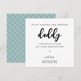 カスタムモダン卒業式 カード