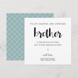 カスタムモダン卒業式 カード