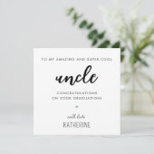 カスタムモダン卒業 カード (スタンド正面)