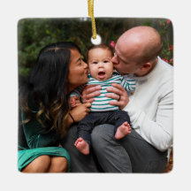 カスタムモダン家族の写真クリスマス