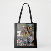 カスタムモダン家族14写真コラージュテンプレート トートバッグ (正面)