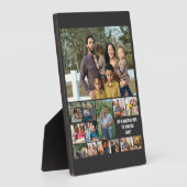 カスタムモダン家族14写真コラージュテンプレート フォトプラーク (側面)