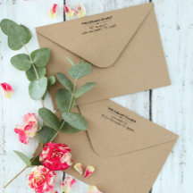 カスタムモダン差出人住所