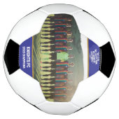 カスタムモダン引用文 サッカーボール (回転)