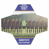 カスタムモダン引用文 サッカーボール (フラット)