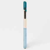 カスタムモダン抽象芸術リーフ予算 iPhoneケース (左側)