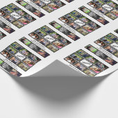 カスタムモダン母マザーズDay 11 Photo Collage ラッピングペーパー (角)