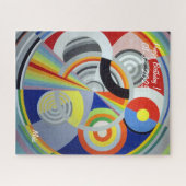 カスタムモダン芸術的カラフル抽象芸術 ジグソーパズル (横)