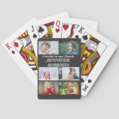 カスタムモダン葬6写真コラージュ トランプ (裏面)