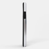 カスタムモダン1枚フォトホワイトグラデーションiPhone Ca Case-Mate iPhoneケース (裏面/右)