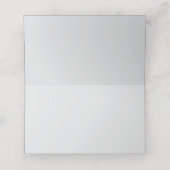 カスタムモダン25結婚周年記念パーティー プレイスカード (内部開封)