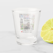 カスタムモダン8フォトコラージュ ショットグラス (裏面)