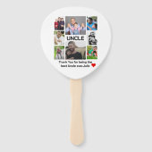 カスタムモダン8フォトコラージュ ハンドファン (裏面)