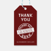 カスタムモダン ギフトタグ (裏面)