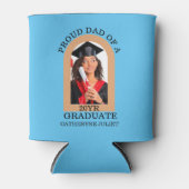 カスタムモダンArch写真誇りを持ったパパ卒業 缶クーラー (正面)