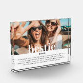 カスタムモダンBestie意味フリ最高のン フォトブロック (左)