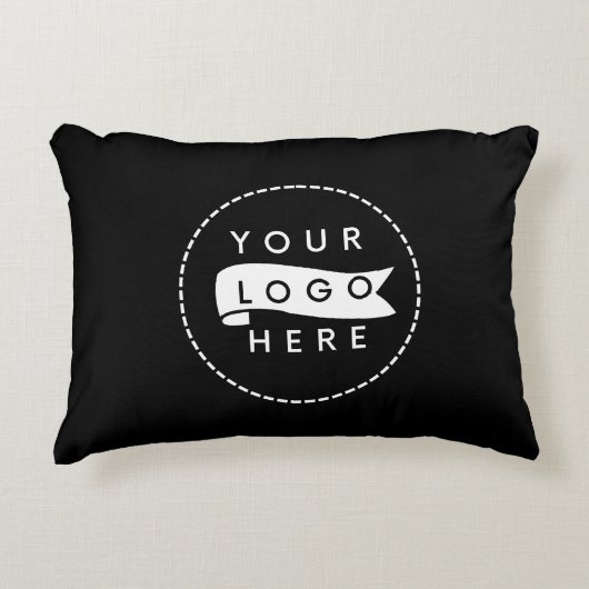 カスタムモダンBusinessロゴ アクセントクッション (正面)
