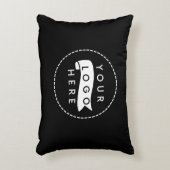 カスタムモダンBusinessロゴ アクセントクッション (正面(垂直))