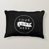 カスタムモダンBusinessロゴ アクセントクッション (裏面)