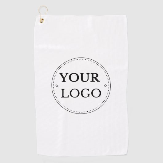 カスタムモダンBusiness Logoブランド ゴルフタオル (正面)