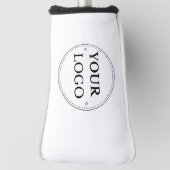 カスタムモダンBusiness Logoブランド ゴルフヘッドカバー (回転90)