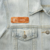 カスタムモダンBusiness Logo Basic Employee Staff 名札 (インサイチュ)