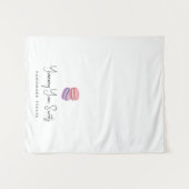 カスタムモダンBusiness Table Runnerバナースイーツ タペストリー (正面(横))