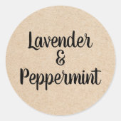 カスタムモダンCandle製品ラベルデザインシール ラウンドシール (正面)