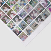 カスタムモダンFamily 60 Photo Collage – 白 薄葉紙 (詳細)