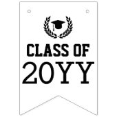 カスタムモダンHello Graduate写真卒業 バンティングフラッグ (第1の旗)