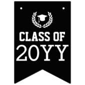 カスタムモダンHello Graduate写真卒業 バンティングフラッグ (第1の旗)