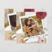 カスタムモダンI Love You Mom Photo (正面/裏面)