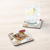 カスタムモダンI Love You Mom Photo コースター (右側)