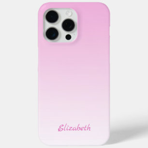 カスタムモダンMinimalist Gradient Pink グラデーション iPhone 15 Pro Maxケース