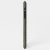 カスタムモダンMoss Green Texture Split iPhone Case iPhoneケース (左側)