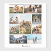 カスタムモダンPhoto Collageファミパーソナライズされたリ シール (シート)